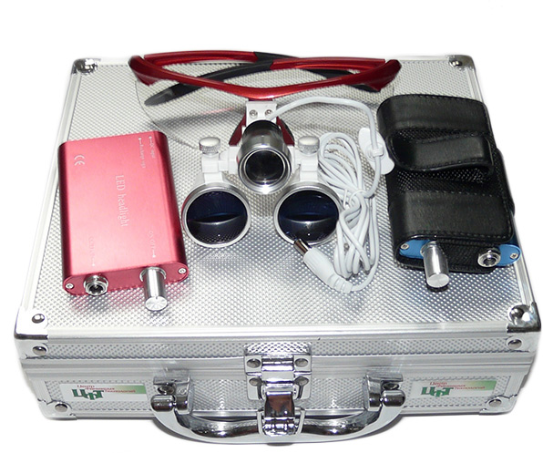 Комплект: Лупы бинокулярные Magnifier QC х3,5-420-Proff