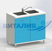 Тумба М2 на хромированных ножках, серия Эконом, Виталия, Россия